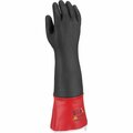 Crewsafe Red Hot BP1010 Neoprene Black / Red 20'' Insulated Gloves 359BP1010LG